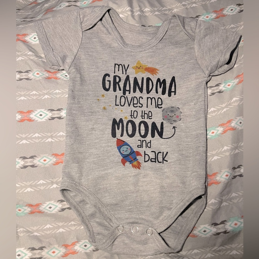 My Grandma Loves Me To the Moon And Back 3-6 months